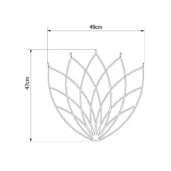 Wieszak Lotos / M Black