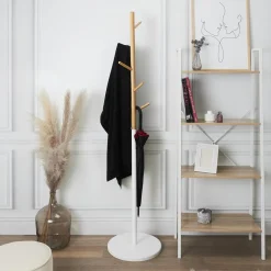 Wieszak Miko biały/ naturalny