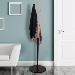 Wieszak Miko czarny/ naturalny