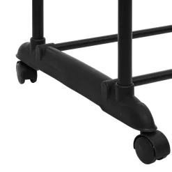 Wieszak na ubrania podwójny czarny