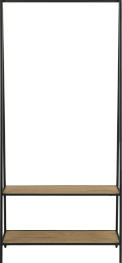 Wieszak na ubrania Seaford z półką dąb