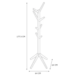 Wieszak na ubrania Tree biały