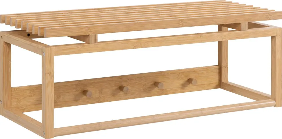 Wieszak na ubrania z półką Bali