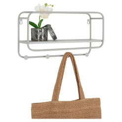Wieszak/ półka Feira 45x15x25cm szara