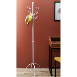 Wieszak podłogowy Loop biały