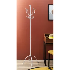 Wieszak podłogowy Loop biały