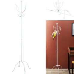 Wieszak podłogowy Loop biały