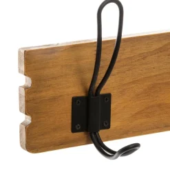 Wieszak Raoul 5 haków naturalny