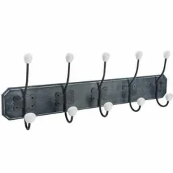 Wieszak Ruben 5 uchwytów ciemny