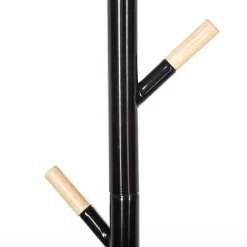 Wieszak stojący 6 haków czarny