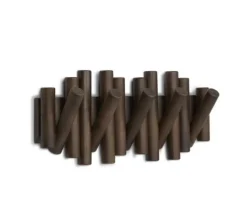 Wieszak z 5 uchwytami, Picket orzech