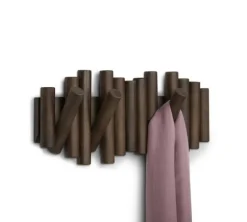 Wieszak z 5 uchwytami, Picket orzech