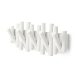 Wieszak z 5 uchwytami, Picket biały