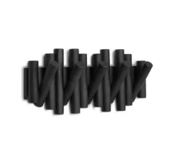 Wieszak z 5 uchwytami, Picket czarny