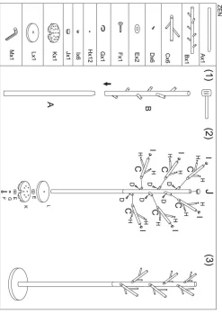 Wieszak Zenit biały