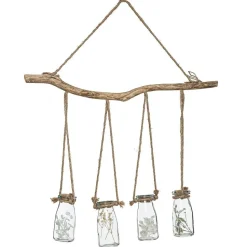 Wisząca ozdoba z suszonymi kwiatami