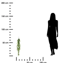 Wisząca roślina sztuczna 75cm peperomia