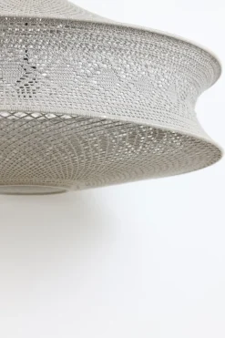 Wiszący abażur TARIDA beżowy 80x42cm