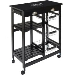 Wózek barek Troy czarny