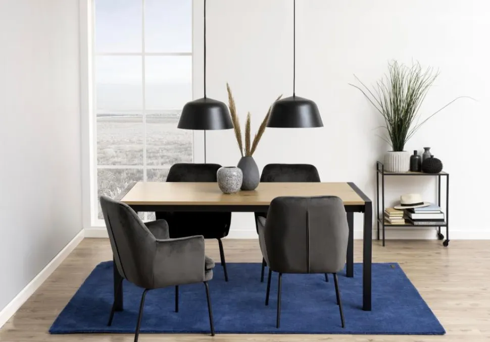 Wózek barowy Seaford naturalny/czarny