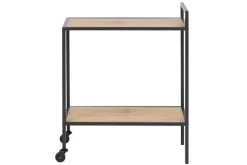 Wózek barowy Seaford naturalny/czarny