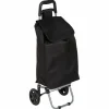 Wózek na zakupy Aquarelle z 2 kołami czarny