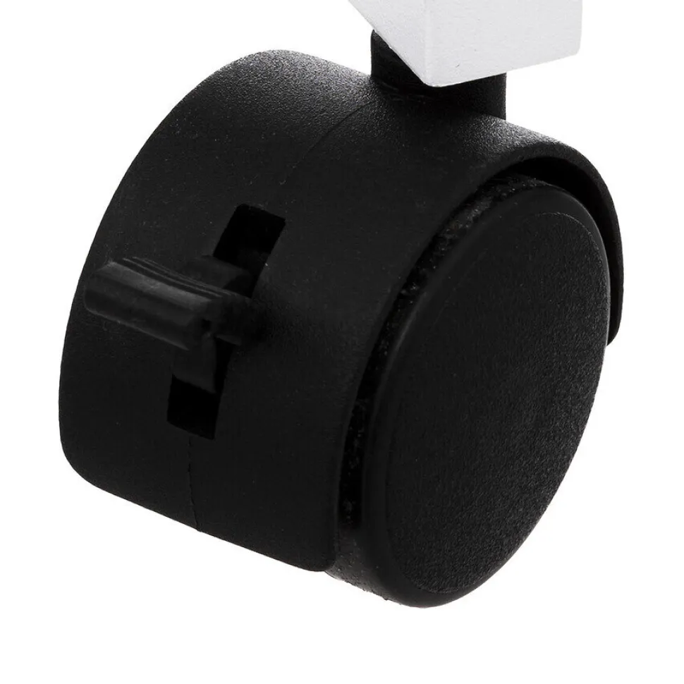 Wózek z 3 półkami biały