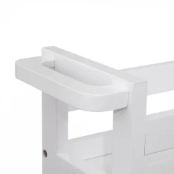 Wózek z 3 półkami biały