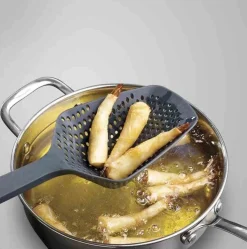 Łyżka cedzakowa, Scoop Plus Large JJ szary/zielony