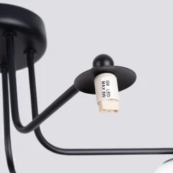 Żyrandol ASTRAL 5 czarny