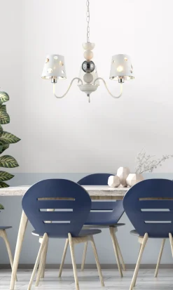 Żyrandol Batley Biały 3