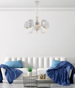 Żyrandol Batley Biały 5