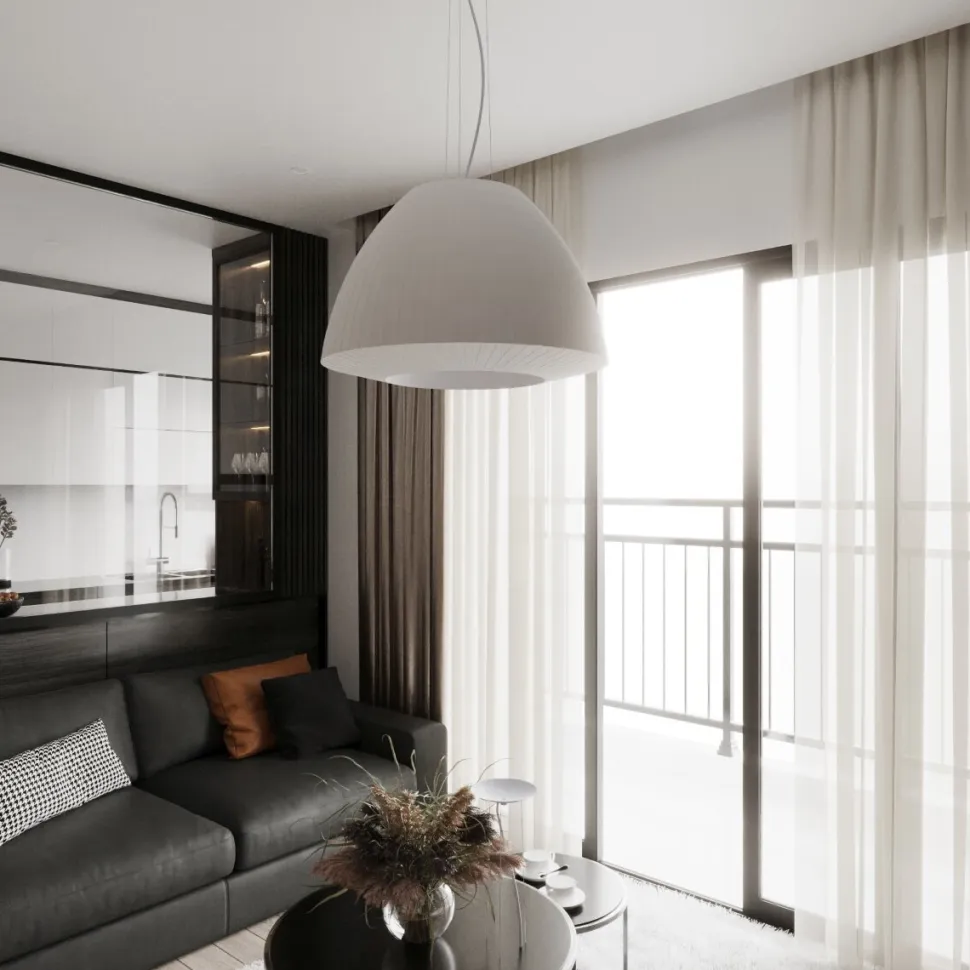 Żyrandol BELLA 60 biały