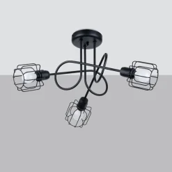 Żyrandol BELUCI 3S czarny
