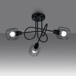 Żyrandol BELUCI 3S czarny