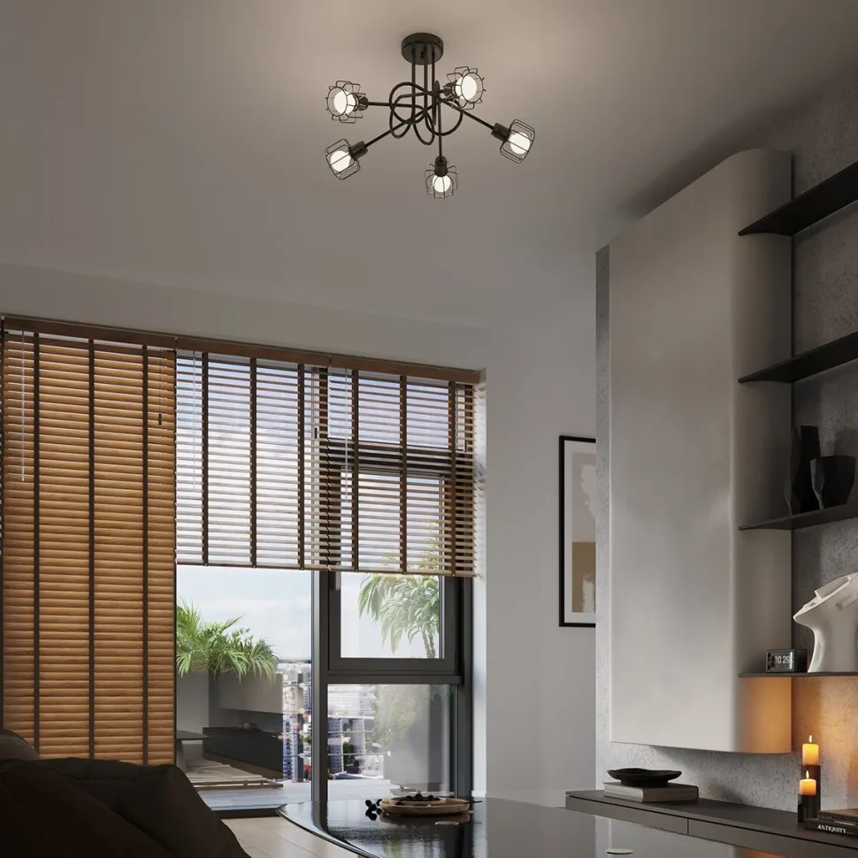 Żyrandol BELUCI 3S czarny