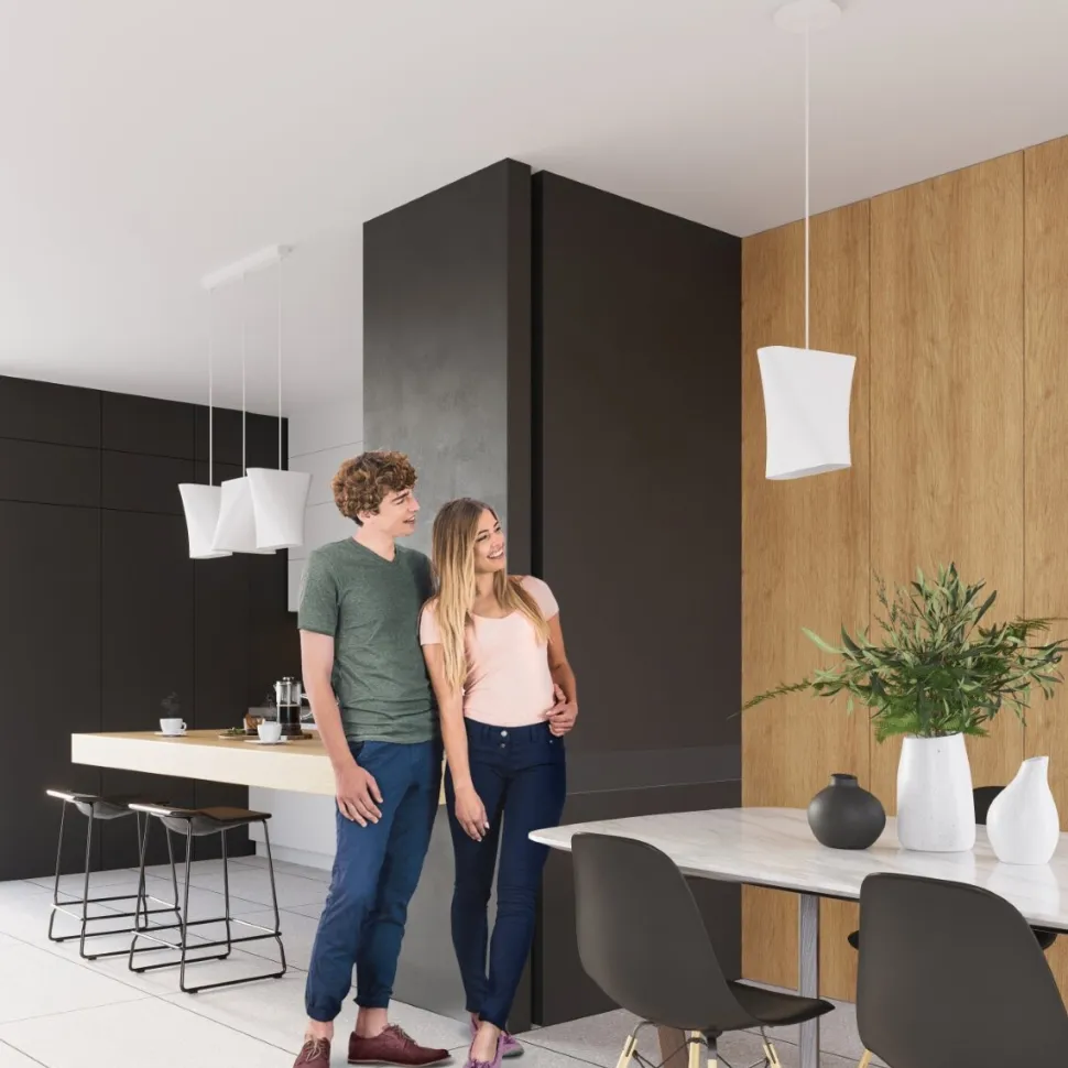 Żyrandol BLUM 1 biały