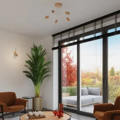 Żyrandol EMBER 5 biały