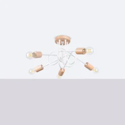 Żyrandol EMBER 5 biały