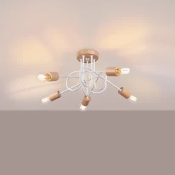 Żyrandol EMBER 5 biały