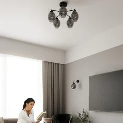 Żyrandol FILLAN 3 czarny