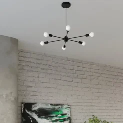 Żyrandol LANGO 3 czarny