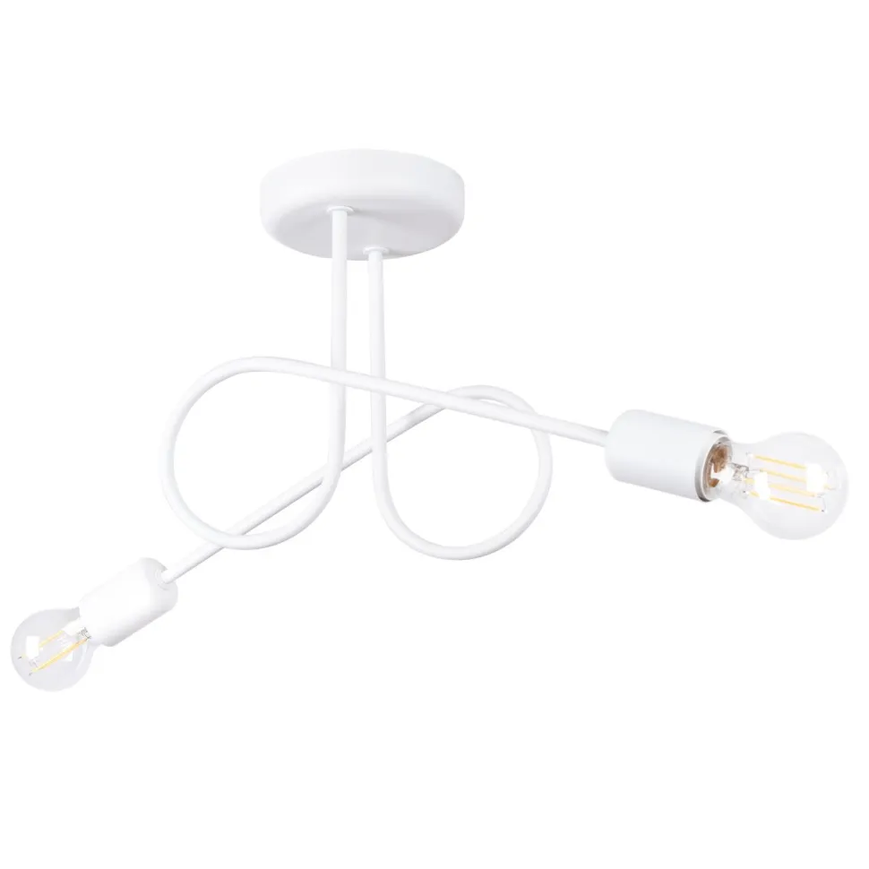 Żyrandol LOOP 2 biały