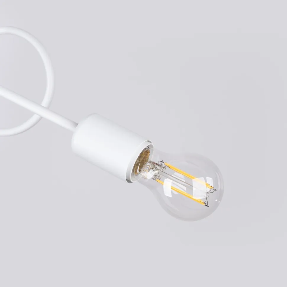 Żyrandol LOOP 2 biały