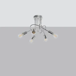 Żyrandol LOOP 5 chrom