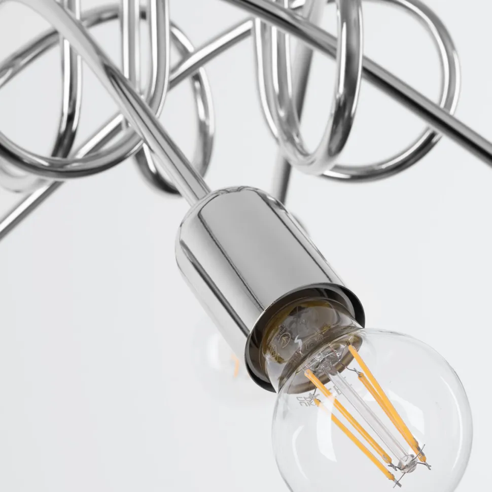 Żyrandol LOOP 5 chrom