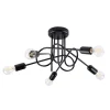 Żyrandol LOOP 5 czarny