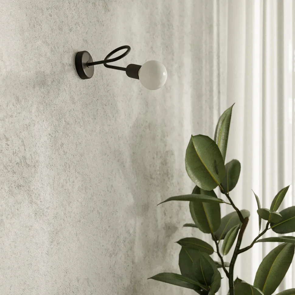 Żyrandol LOOP 5 czarny