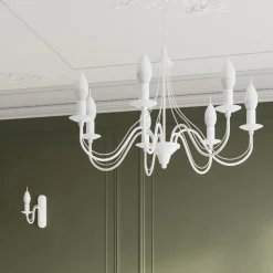 Żyrandol MINERWA 5 biały