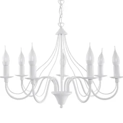 Żyrandol MINERWA 7 biały